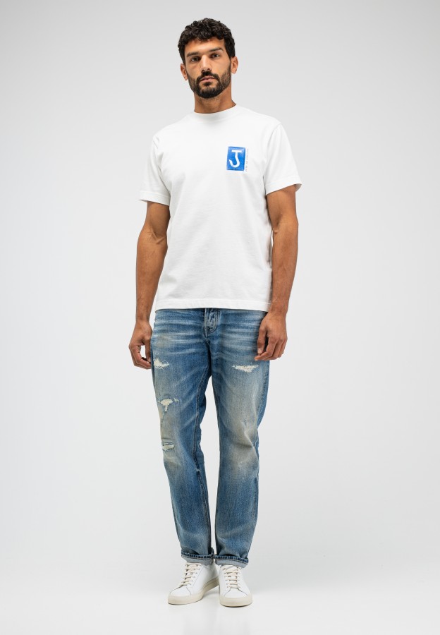 Afbeelding van M2613036  - Army Cyan - Loose Tee - O-Neck - Butcher of Blue